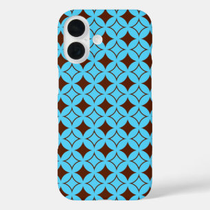 Blauwe en bruine schildpad iPhone 16 hoesje