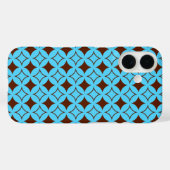 Blauwe en bruine schildpad Case-Mate iPhone case (Achterkant (horizontaal))