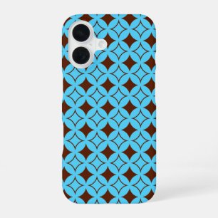 Blauwe en bruine schildpad iPhone 16 hoesje