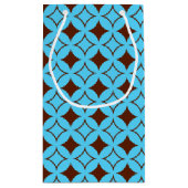 Blauwe en bruine schildpad klein cadeauzakje (Achterkant)