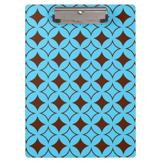 Blauwe en bruine schildpad klembord (Voorkant)
