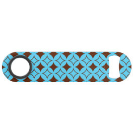 Blauwe en bruine schildpad speed flessenopener
