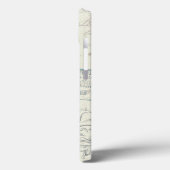 Blauwe en bruine vlinder Case-Mate iPhone case (Achterkant / Links)