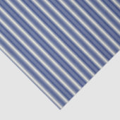 Blauwe en crèmekleurige strepen tissuepapier (Detail)