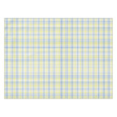 Blauwe en geelgele napjes en tegels tafelkleed (Voorkant (Horizontaal))