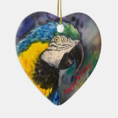 Blauwe en gele ara Ornament (Rechts)