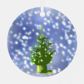 Blauwe en gele ara Ornament (Achterkant)