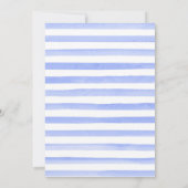 Blauwe en gele bloemen Eerste Heilige Communie Kaart (Achterkant)