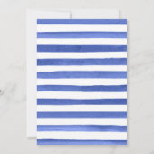 Blauwe en Gele Bloemen Hartkrans Zoet 16 Kaart (Achterkant)