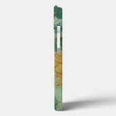 Blauwe en gele cirkels Case-Mate iPhone case (Achterkant / Links)