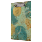 Blauwe en gele cirkels klembord (Links)