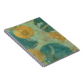 Blauwe en gele cirkels notitieboek (Rechterzijde)