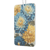 Blauwe en gele dahlia's luchtverfrisser (Links)