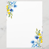 Blauwe en gele floranje (Voorkant)