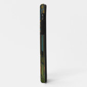 blauwe en gele golven textuur Case-Mate iPhone case (Achterkant/links)
