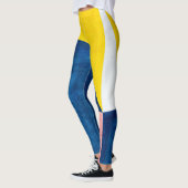 Blauwe en gele Leggings (Links)