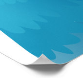 Blauwe en gele Macaw Poster (Hoek)