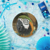 Blauwe en gele Macaw uit Amazon Papieren Bordje (Feest)