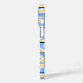 Blauwe en gele maïs Case-Mate iPhone case (Achterkant / Links)