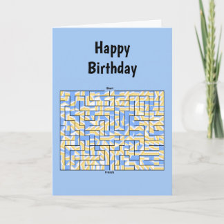 Blauwe en gele maïs kaart