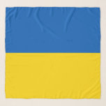 Blauwe en gele Oekraïense vlag Sjaal<br><div class="desc">Scarf met de blauwe en gele Oekraïense vlag.</div>