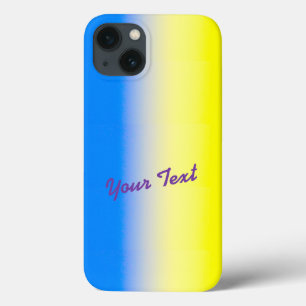 Blauwe en gele Oekraïne Geïnspireerde aangepaste t Case-Mate iPhone Case