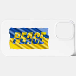 Blauwe en gele Oekraïne geïnspireerde vrede zonder Case-Mate iPhone Case