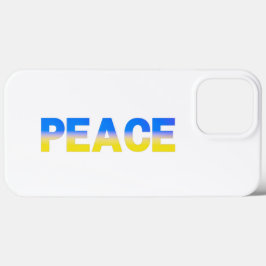Blauwe en gele Oekraïne geïnspireerde vrede zonder Case-Mate iPhone Case