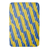 Blauwe en gele Oekraïne Geïnspireerde vredesanti-o Badmat (Voorkant Verticaal)