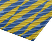 Blauwe en gele Oekraïne Geïnspireerde vredesanti-o Snijplank (Hoek)