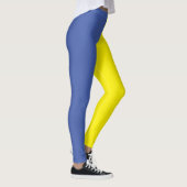 Blauwe en gele Oekraïne Leggings (Rechts)