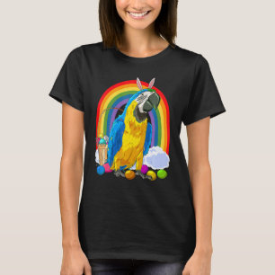Blauwe en gele paaseieren t-shirt