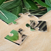 Blauwe en gele papegaai legpuzzel (Zijkant)