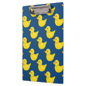 Blauwe en gele rubbereend, Ducky Klembord (Links)