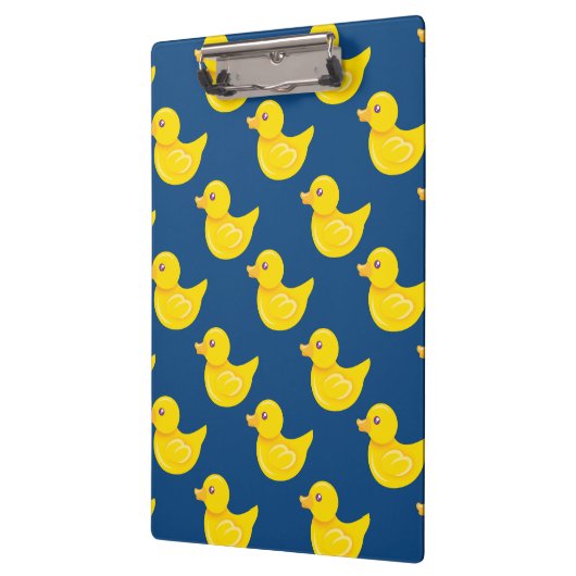 Blauwe en gele rubbereend, Ducky Klembord (Links)