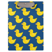 Blauwe en gele rubbereend, Ducky Klembord (Voorkant)