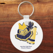 Blauwe en gele Sleutelhanger (Voorkant)