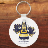 Blauwe en gele Sleutelhanger (Voorkant)