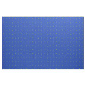 Blauwe en gele sterren stof (Fat Quarter)