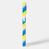 Blauwe en gele strepen Oekraïne Inspiratie modern Case-Mate iPhone Case (Achterkant / Rechts)