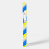 Blauwe en gele strepen Oekraïne Inspiratie modern Case-Mate iPhone Case (Achterkant / Links)