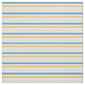 Blauwe en gele strepen stof (Swatch)
