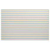 Blauwe en gele strepen stof (Fat Quarter)