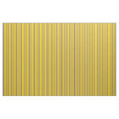 Blauwe en gele strepen stof (Yard (91,4 cm))