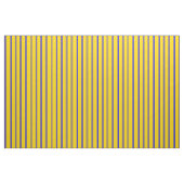 Blauwe en gele strepen stof (Fat Quarter)