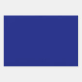 Blauwe en gele tartaanpleister.  inpakpapier vel (Voorkant 2)