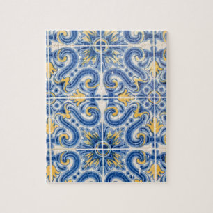 Blauwe en gele tegels, Portugal Legpuzzel