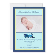 Blauwe en gele trein Gedekte foto's