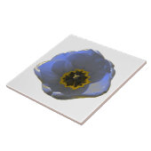 Blauwe en gele Tulp Tegeltje (Zijkant)
