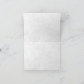 Blauwe en gele waterverf florale bruiloft bedankt (Binnen)